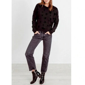 Rails Marlo Hearts Stars Side-Zip Pullover Sweatshirt